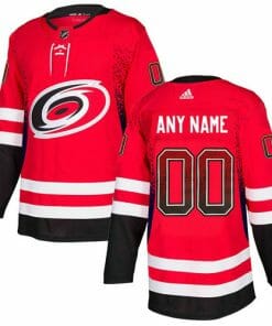 Custom Carolina Hurricanes Jersey Name And Number Red Drift Fashion