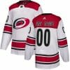 Custom Carolina Hurricanes Jersey Name And Number White NHL