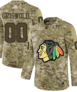 Custom Chicago Blackhawks Jersey Name And Number Camo