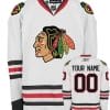 Custom Chicago Blackhawks Jersey Name And Number White 1 5 Custom Chicago Blackhawks Jersey Name And Number White 1