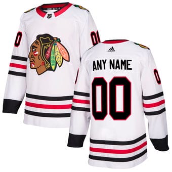 Custom Chicago Blackhawks Jersey Name And Number White 8 Custom Chicago Blackhawks Jersey Name And Number White