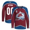 Custom Colorado Avalanche Jersey Name And Number 2022 Burgundy Stanley Cup Final Patch