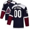 Custom Colorado Avalanche Jersey Name And Number Navy Alternate