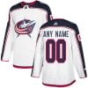 Custom Columbus Blue Jackets Jersey Name And Number NHL White 4 Custom Columbus Blue Jackets Jersey Name And Number NHL White