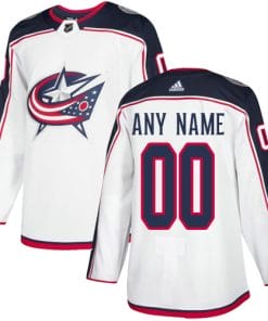 Custom Columbus Blue Jackets Jersey Name And Number NHL White