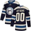 Custom Columbus Blue Jackets Jersey Name And Number Navy Alternate