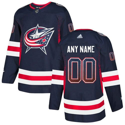 Custom Columbus Blue Jackets Jersey Name And Number Navy Drift Fashion 1 Custom Columbus Blue Jackets Jersey Name And Number Navy Drift Fashion
