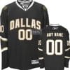 Custom Dallas Stars Jersey Name And Number Black