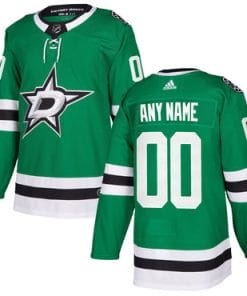 Custom Dallas Stars Jersey Name And Number Green Home NHL