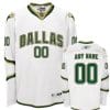 Custom Dallas Stars Jersey Name And Number White