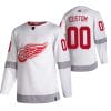Custom Detroit Red Wings Jersey Name And Number 2020-21 White Reverse Retro Alternate NHL 4 Custom Detroit Red Wings Jersey Name And Number 2020-21 White Reverse Retro Alternate NHL