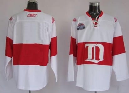 Custom Detroit Red Wings Jersey Name And Number White Winter Classic 8 Custom Detroit Red Wings Jersey Name And Number White Winter Classic