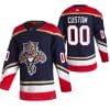 Custom Florida Panthers Jersey Name And Number 2020-21 Black Alternate Player NHL