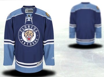 Custom Florida Panthers Jersey Name And Number Blue Third 8 Custom Florida Panthers Jersey Name And Number Blue Third