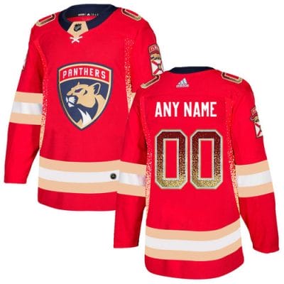 Custom Florida Panthers Jersey Name And Number Red Drift Fashion