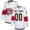 Custom Florida Panthers Jersey Name And Number White NHL