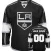 Custom Los Angeles Kings Jersey Name And Number Black Third