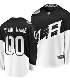 Custom Los Angeles Kings Jersey Name And Number Fanatics 2020 Black Stadium Series Breakaway Player