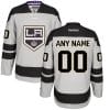 Custom Los Angeles Kings Jersey Name And Number Gray Alternate NHL Reebok Hockey