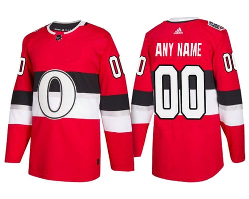 Custom Ottawa Senators Jersey Name And Number 2017 Red 100 Classic NHL 8 Custom Ottawa Senators Jersey Name And Number 2017 Red 100 Classic NHL