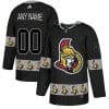 Custom Ottawa Senators Jersey Name And Number Black Team Logos Fashion 4 Custom Ottawa Senators Jersey Name And Number Black Team Logos Fashion
