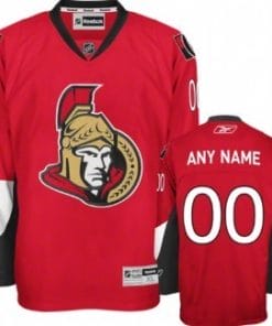 Custom Ottawa Senators Jersey Name And Number Red
