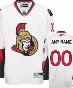 Custom Ottawa Senators Jersey Name And Number White