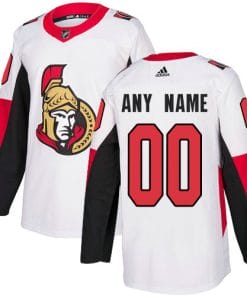 Custom Ottawa Senators Jersey Name And Number White NHL
