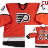 Custom Philadelphia Flyers Jersey Name And Number 2006 - 07 Orange Reebok Home