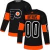 Custom Philadelphia Flyers Jersey Name And Number Black Alternate