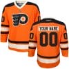 Custom Philadelphia Flyers Jersey Name And Number Orange Alternate NHL Reebok Hockey
