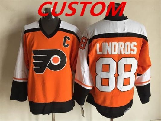 Custom Philadelphia Flyers Jersey Name And Number Orange CCM Throwback NHL Ice Hockey 8 Custom Philadelphia Flyers Jersey Name And Number Orange CCM Throwback NHL Ice Hockey
