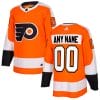 Custom Philadelphia Flyers Jersey Name And Number Orange Home Adidas NHL 5 Custom Philadelphia Flyers Jersey Name And Number Orange Home Adidas NHL