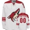 Custom Phoenix Coyotes Jersey Name And Number White