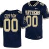 Custom Pitt Panthers Jersey Name and Number Navy College Football Replica Uniform