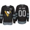 Custom Pittsburgh Penguins Jersey Name And Number 1917-2017 Black 100th Anniversary NHL 4 Custom Pittsburgh Penguins Jersey Name And Number 1917-2017 Black 100th Anniversary NHL