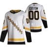 Custom Pittsburgh Penguins Jersey Name And Number 2020-21 White Alternate Player NHL 4 Custom Pittsburgh Penguins Jersey Name And Number 2020-21 White Alternate Player NHL