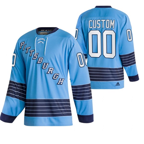 Custom Pittsburgh Penguins Jersey Name And Number 2022 Blue Classics 1 Custom Pittsburgh Penguins Jersey Name And Number 2022 Blue Classics