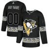 Custom Pittsburgh Penguins Jersey Name And Number Black Team Logos Fashion 5 Custom Pittsburgh Penguins Jersey Name And Number Black Team Logos Fashion