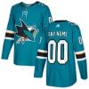 Custom San Jose Sharks Jersey Name And Number 2017-2018 Blue NHL Hockey 4 Custom San Jose Sharks Jersey Name And Number 2017-2018 Blue NHL Hockey