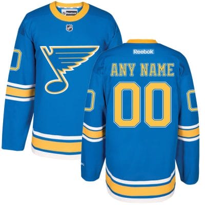 Custom St Louis Blues Jersey Name And Number 2017 Winter Classic Reebok