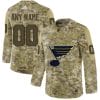 Custom St Louis Blues Jersey Name And Number Camo