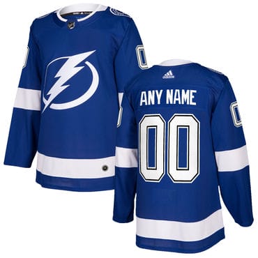 Custom Tampa Bay Lightning Jersey Name And Number 2017-2018 Blue NHL Hockey 8 Custom Tampa Bay Lightning Jersey Name And Number 2017-2018 Blue NHL Hockey