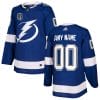 Custom Tampa Bay Lightning Jersey Name And Number 2022 Blue Stanley Cup Final Patch 5 Custom Tampa Bay Lightning Jersey Name And Number 2022 Blue Stanley Cup Final Patch
