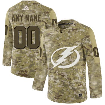 Custom Tampa Bay Lightning Jersey Name And Number Camo 8 Custom Tampa Bay Lightning Jersey Name And Number Camo