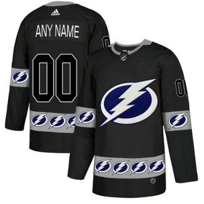 Custom Tampa Bay Lightning Jersey Name And Number Team Logos Fashion