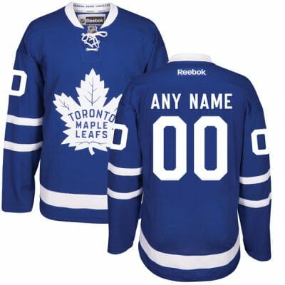 Custom Toronto Maple Leafs Jersey Name And Number 2016-17 Royal Blue Home NHL Reebok Hockey 8 Custom Toronto Maple Leafs Jersey Name And Number 2016-17 Royal Blue Home NHL Reebok Hockey