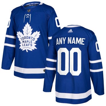 Custom Toronto Maple Leafs Jersey Name And Number 2017-2018 Blue Home NHL 8 Custom Toronto Maple Leafs Jersey Name And Number 2017-2018 Blue Home NHL
