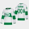 Custom Toronto Maple Leafs Jersey Name And Number White St. Pats Road Player
