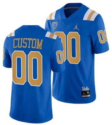 Custom UCLA Bruins Jersey Name and Number Blue College Football Uniform